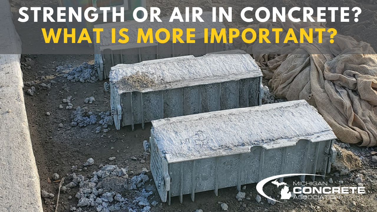 Strength or Air in Concrete? What is more important?